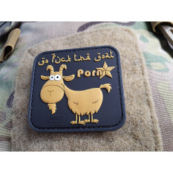 JTG  F. THE GOAT Patch, tan, JTG 3D Rubber Patch