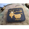 JTG  F. THE GOAT Patch, tan, JTG 3D Rubber Patch