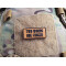 JTG micro Two Words One Finger Patch, coyote brown / JTG 3D Rubber Patch