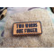 JTG micro Two Words One Finger Patch, coyote brown / JTG 3D Rubber Patch