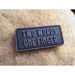 JTG micro Two Words One Finger Patch, blackops / JTG 3D...