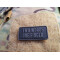 JTG micro Two Words One Finger Patch, blackops / JTG 3D Rubber Patch