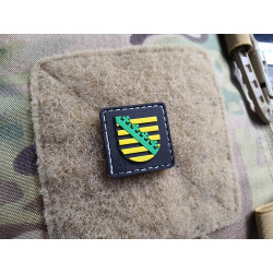 JTG Wappen Sachsen, 30mm Patch / JTG 3D Rubber Patch