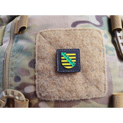 JTG Wappen Sachsen, 30mm Patch / JTG 3D Rubber Patch