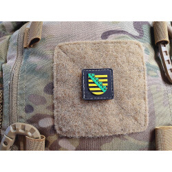 JTG Wappen Sachsen, 30mm Patch / JTG 3D Rubber Patch