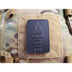JTG Keep Calm and use your EDC Patch, blackops, JTG 3D Rubber Patch