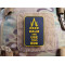 JTG Keep Calm and use your EDC Patch, signalyellow on black, JTG 3D Rubber Patch