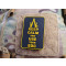 JTG Keep Calm and use your EDC Patch, signalyellow on black, JTG 3D Rubber Patch
