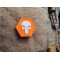 JTG Punisher “YOU ARE NOT ALONE” Patch, orange-white, Hexagon Patch, JTG 3D Rubber Patch