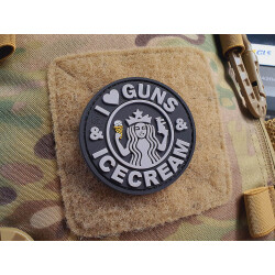 JTG Guns and Icecream Patch, swat, JTG 3D Rubber Patch