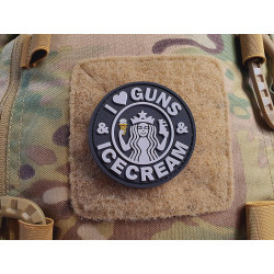 JTG Guns and Icecream Patch, swat, JTG 3D Rubber Patch