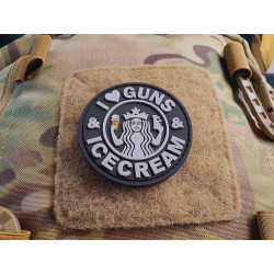 JTG Guns and Icecream Patch, swat, JTG 3D Rubber Patch