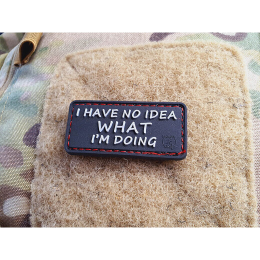 JTG No Idea What I´m Doing Patch, JTG 3D Rubber Patch