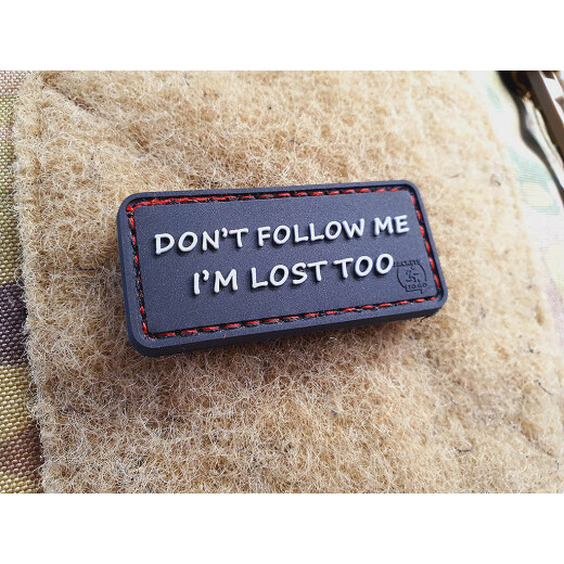 JTG I´m Lost Too Patch, JTG 3D Rubber Patch