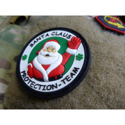JTG  Santa Claus Protection Team Patch, fullcolor / JTG 3D Rubber Patch