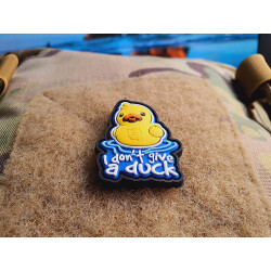 JTG  I DON´T GIVE A DUCK micro Patch, fullcolor, JTG 3D Rubber Patch