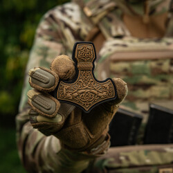 M-Tac Mjölnir Large Patch, coyote, 3d Rubber Patch