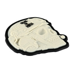M-Tac War is Hell Operator Patch, white, 3d Rubber Patch