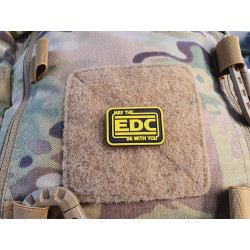 JTG EDC Every Day Carry micro Patch, fullcolor, JTG 3D Rubber Patch
