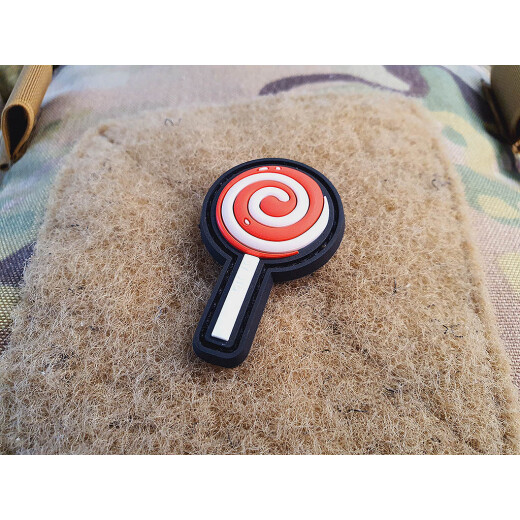 JTG Lollipop flavour micro Patch, fullcolor, JTG 3D Rubber Patch
