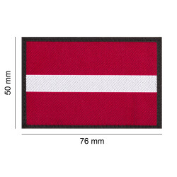 Latvia Flag Patch, multicolor