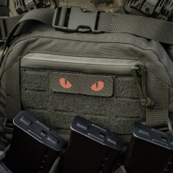Cat Eyes Lasercut Patch, ranger-green, red-gid afterglow, Cordura Lasercut, M-Tac