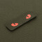 Cat Eyes Lasercut Patch, ranger-green, red-gid afterglow, Cordura Lasercut, M-Tac