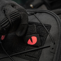 Tiger Eyes, Lasercut Molle Stripes, Set, black, red-gid afterglow, Cordura Lasercut