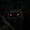 Tiger Eyes, Lasercut Molle Stripes, Set, black, red-gid afterglow, Cordura Lasercut