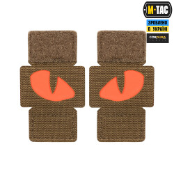 Tiger Eyes, Lasercut Molle Stripes, Set, coyote, red-gid...