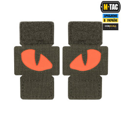 Tiger Eyes, Lasercut Molle Stripes, Set, ranger-green,...