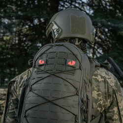 Tiger Eyes, Lasercut Molle Stripes, Set, ranger-green, red-gid afterglow, Cordura Lasercut, M-Tac