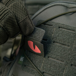 Tiger Eyes, Lasercut Molle Stripes, Set, ranger-green, red-gid afterglow, Cordura Lasercut, M-Tac