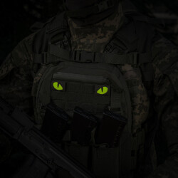 Tiger Eyes, Lasercut Molle Stripes, Set, ranger-green, yellow-gid afterglow, Cordura Lasercut, M-Tac