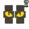 Tiger Eyes, Lasercut Molle Stripes, Set, ranger-green, yellow-gid afterglow, Cordura Lasercut, M-Tac