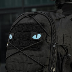 Tiger Eyes, Lasercut Molle Stripes, Set, black, blue-gid afterglow, Cordura Lasercut, M-Tac