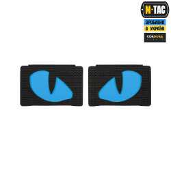 Tiger Eyes, Lasercut Molle Stripes, Set, black, blue-gid afterglow, Cordura Lasercut, M-Tac