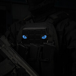 Tiger Eyes, Lasercut Molle Stripes, Set, black, blue-gid afterglow, Cordura Lasercut, M-Tac