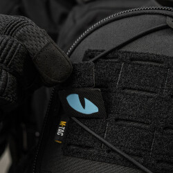 Tiger Eyes, Lasercut Molle Stripes, Set, black, blue-gid afterglow, Cordura Lasercut, M-Tac