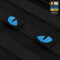Tiger Eyes, Lasercut Molle Stripes, Set, black, blue-gid afterglow, Cordura Lasercut, M-Tac