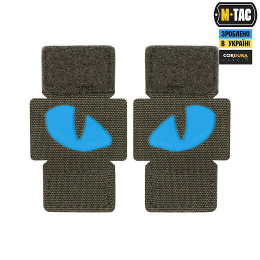 Tiger Eyes, Lasercut Molle Stripes, Set, ranger-green, blue-gid afterglow, Cordura Lasercut, M-Tac