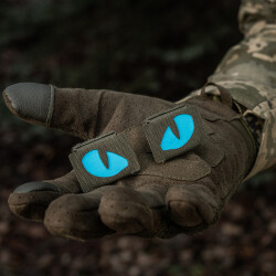 Tiger Eyes, Lasercut Molle Stripes, Set, ranger-green, blue-gid afterglow, Cordura Lasercut, M-Tac