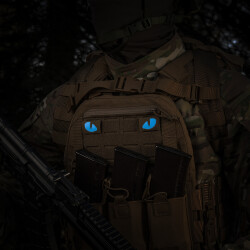 Tiger Eyes, Lasercut Molle Stripes, Set, coyote, blue-gid afterglow, Cordura Lasercut, M-Tac