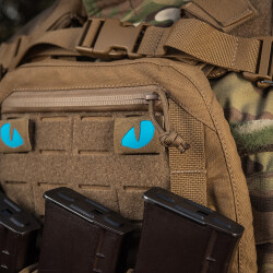Tiger Eyes, Lasercut Molle Stripes, Set, coyote, blue-gid afterglow, Cordura Lasercut, M-Tac