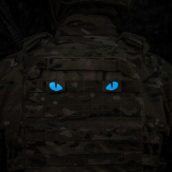 Tiger Eyes, Lasercut Molle Stripes, Set, multicam, blue-gid afterglow, Cordura Lasercut, M-Tac