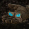 Tiger Eyes, Lasercut Molle Stripes, Set, multicam, blue-gid afterglow, Cordura Lasercut, M-Tac