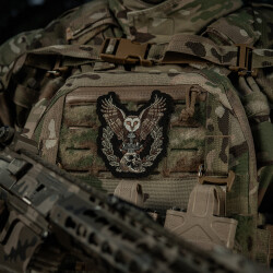 Tactical OWL Patch, fullcolor, embroided Patch, M-Tac