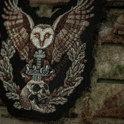 Tactical OWL Patch, fullcolor, embroided Patch, M-Tac