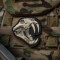 Old Tiger Skull Patch, fullcolor, 3d Rubber Patch, M-Tac