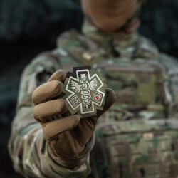 Paramedic Patch, multicam, embroided Patch, M-Tac